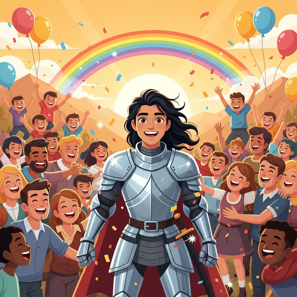 Camila, sin dudarlo, cabalgó hacia las montañas. Al llegar, vio al Gigante Dormido, un ser colosal c