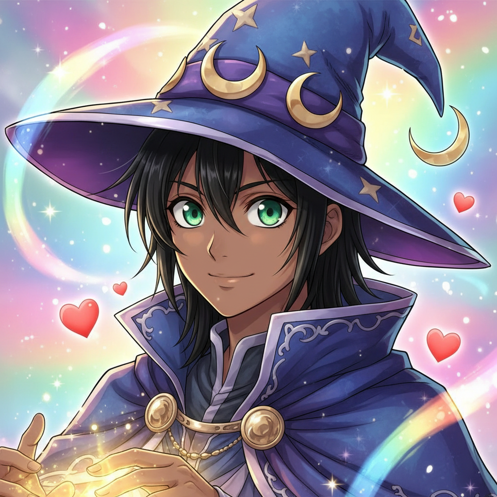 En el corazón del Bosque Susurrante vivía Cremita, un mago de piel oscura y ojos tan verdes como las