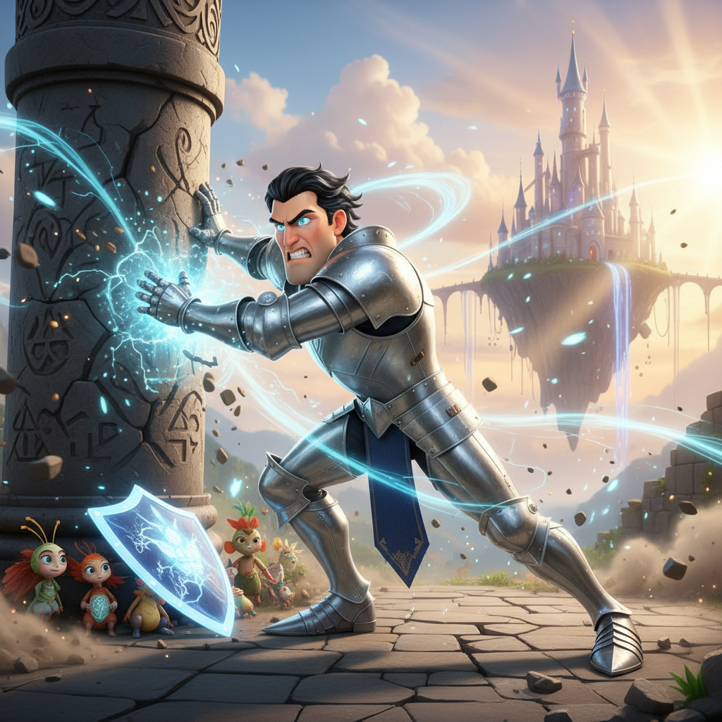 Un día, una sombra se cernió sobre Aethelgard. Un antiguo dragón, de escamas tan oscuras como la med