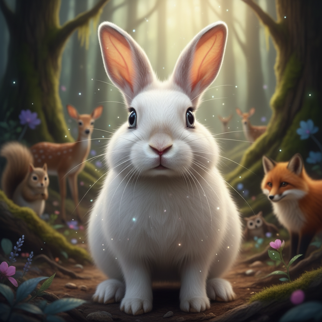 En lo profundo de un bosque frondoso, donde los rayos del sol apenas lograban filtrarse entre las co