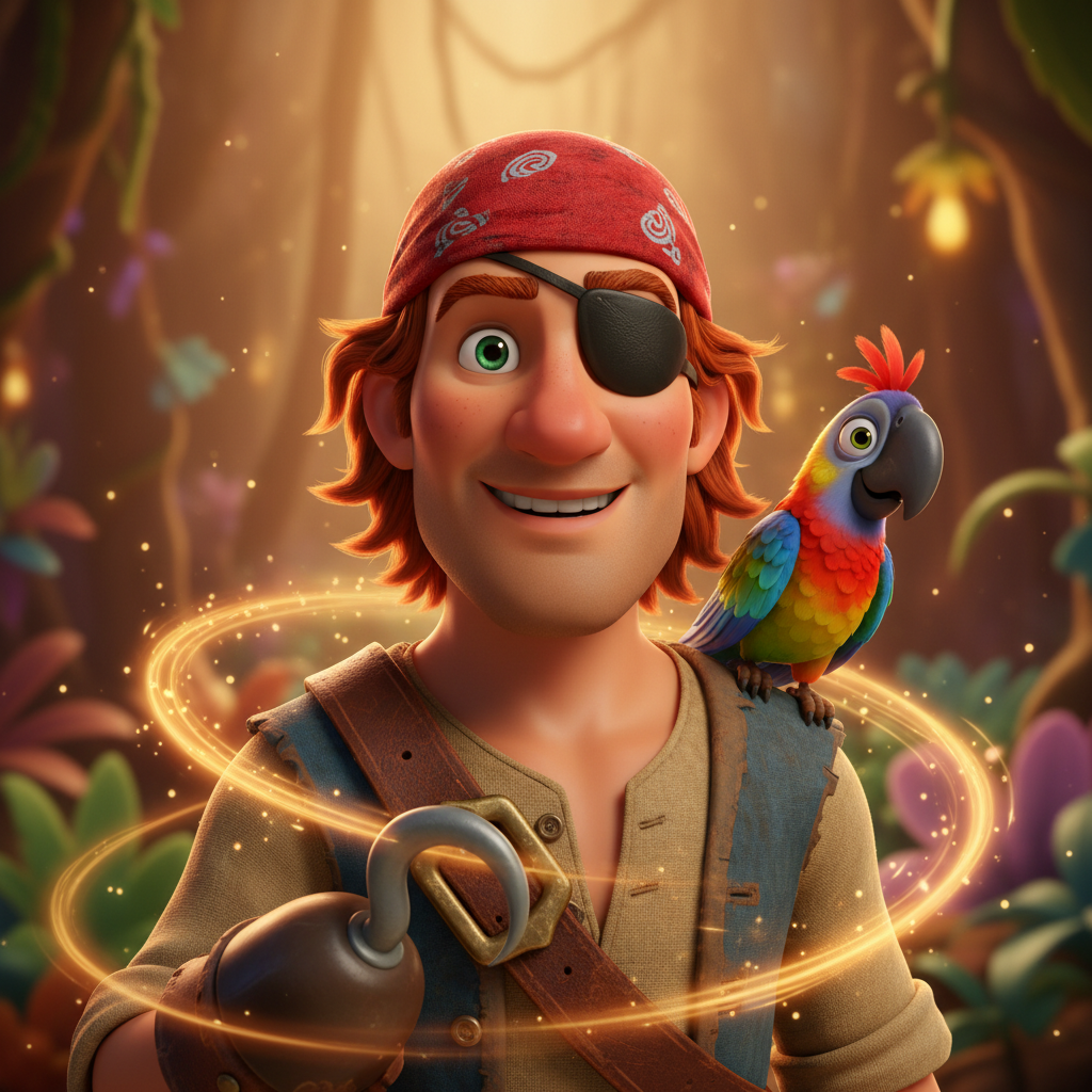 Alvaro, el pirata más intrépido de los Siete Mares, no era un pirata común. Su cabello, del color de