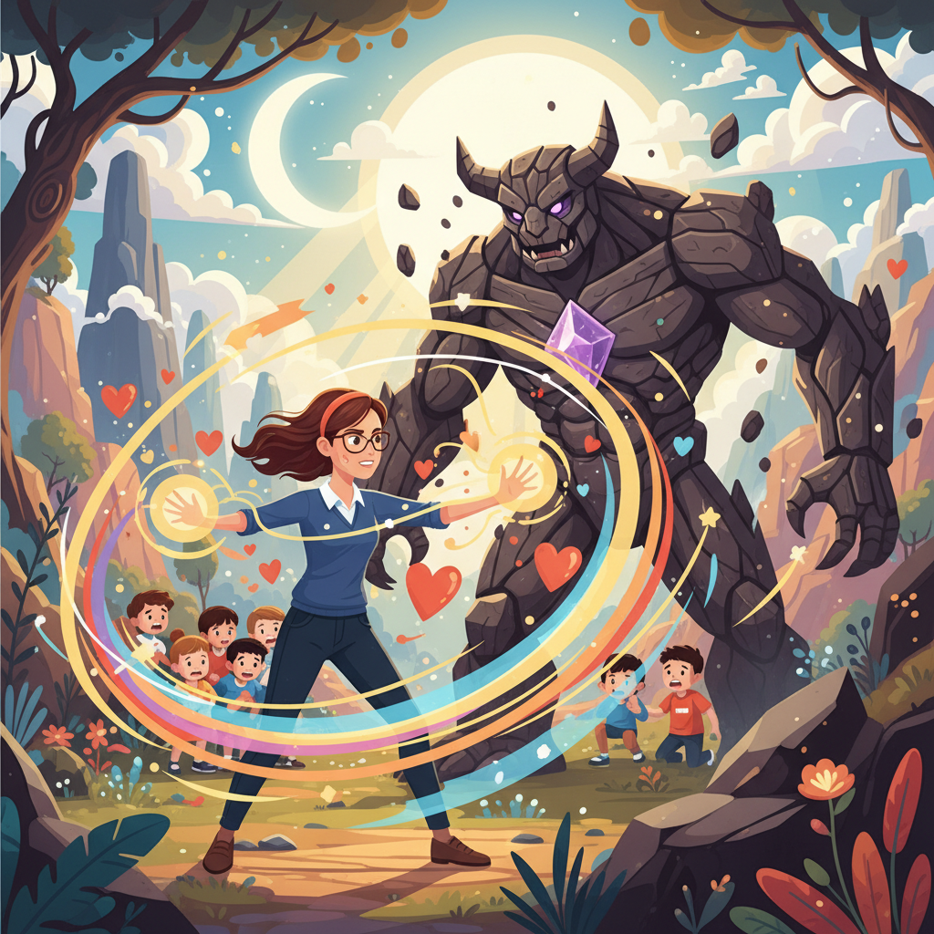 Los días en el pueblo transcurrían con normalidad, llenos de aprendizaje y juegos. Sin embargo, la f