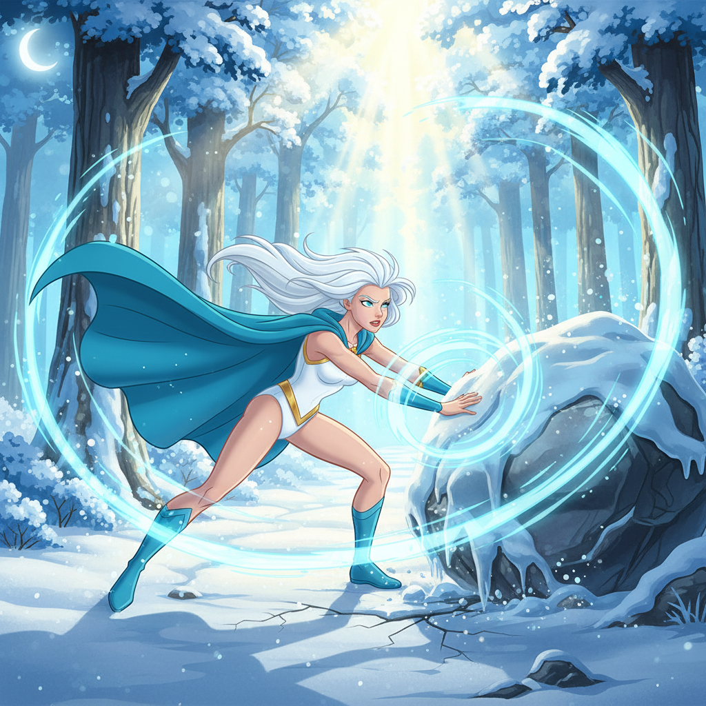 Con pasos firmes, Luna se acercó al Gran Roble. Las criaturas del bosque la observaban con expectaci