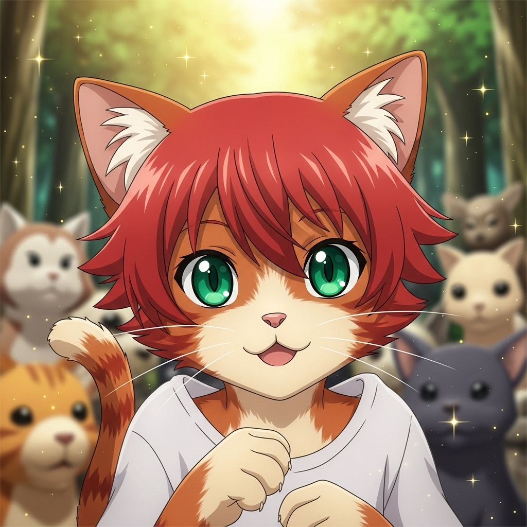 En el corazón del susurrante Bosque Fueguino vivía un gatito muy especial llamado Zorrobot. Su pelaj
