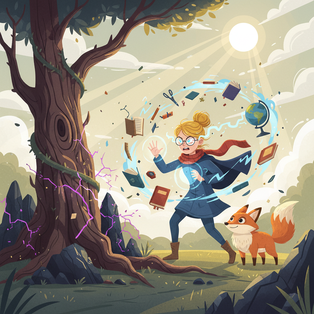 Max se dio cuenta de que estas criaturas no entendían que estaban asustando a los niños y haciendo q