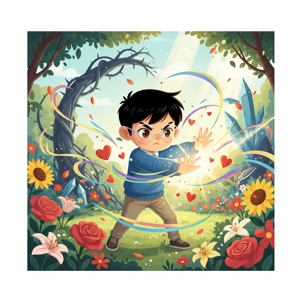 Mientras Max trabajaba en su jardín, escuchó un sonido lastimero proveniente de debajo de un arbusto