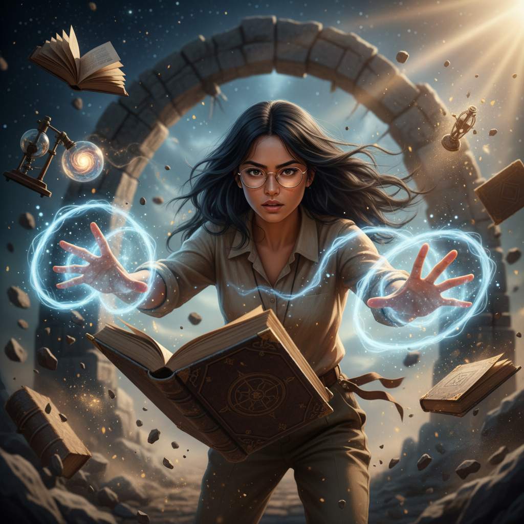 Con una profunda respiración, Xiana cerró los ojos por un instante, concentrando toda su energía. Vi