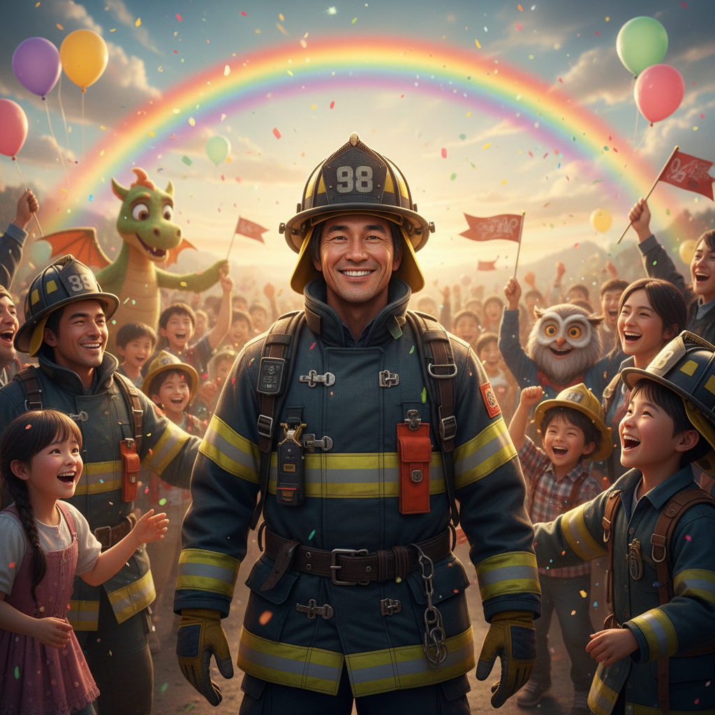 Mientras el sol se ponía, pintando el cielo de Villa Fuerte con tonos anaranjados y rosados, Acciden