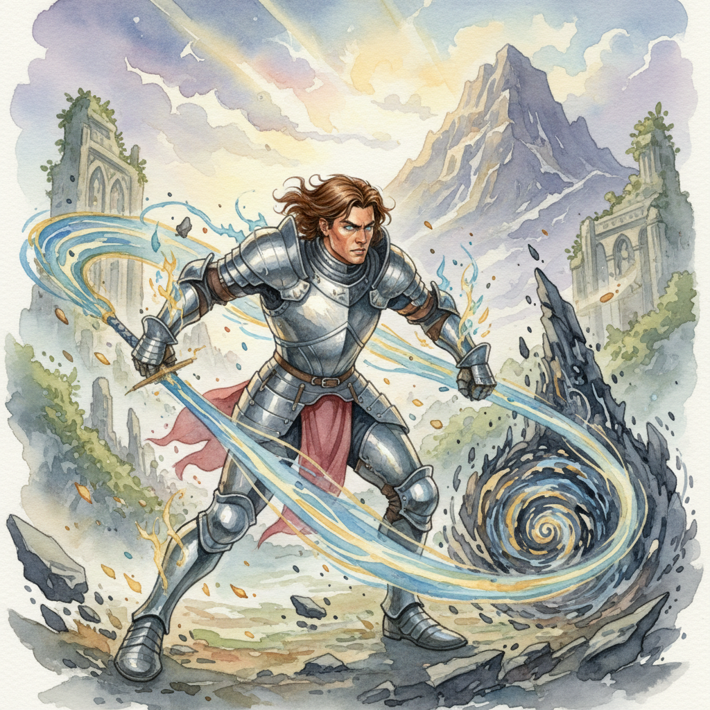 Un día, una sombra cubrió el reino. El antiguo dragón de las tinieblas, Dormir, había despertado de 