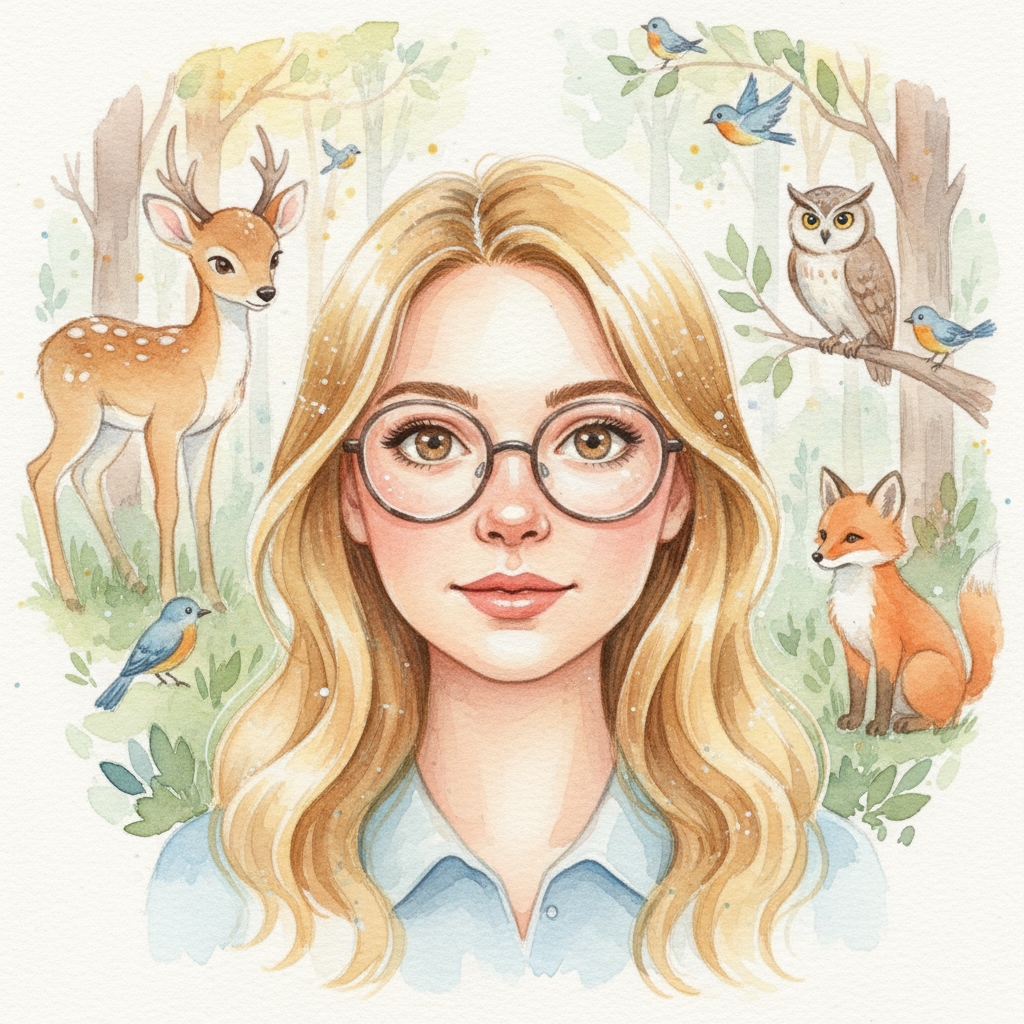 Julia era una niña risueña de cabello rubio y ojos marrones que brillaban con curiosidad. Vivía en u