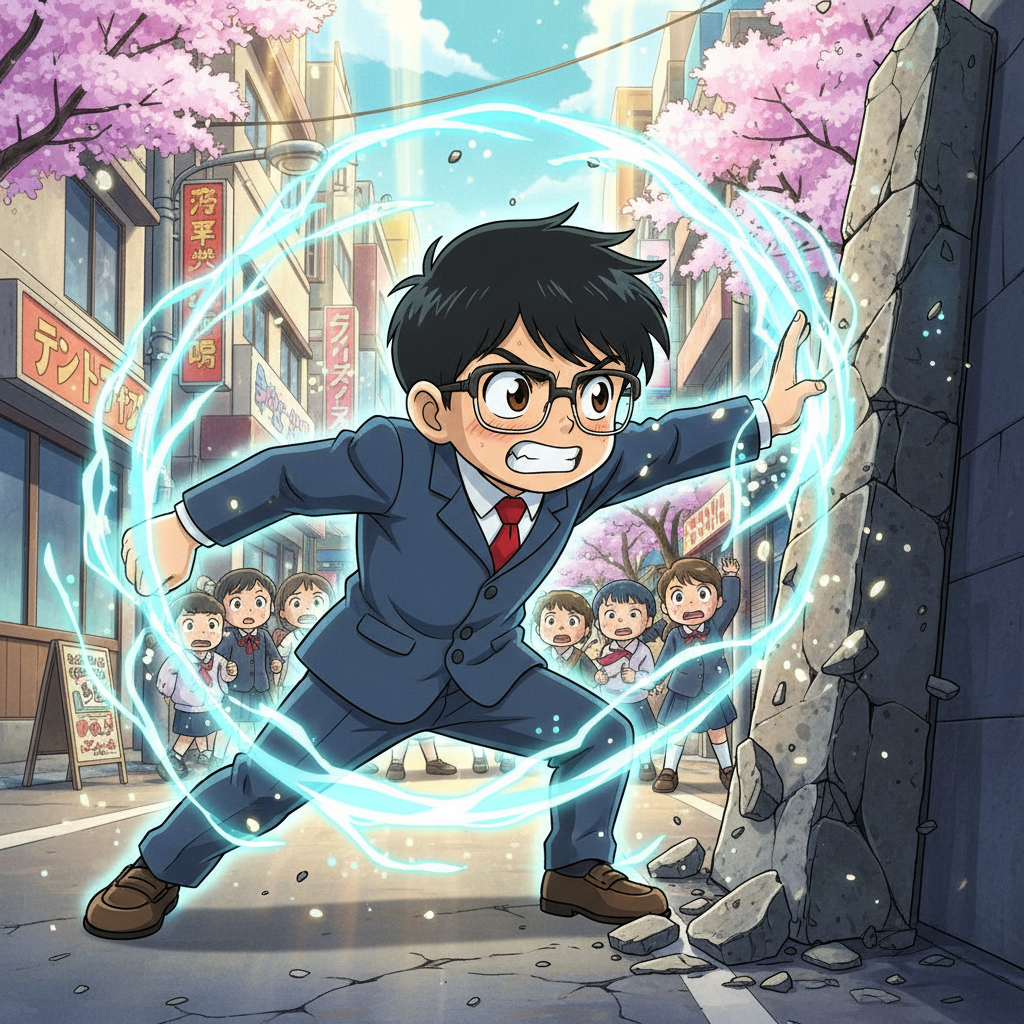 Un día soleado, mientras Ray jugaba en el parque, escuchó un grito de auxilio. Un gran árbol, viejo 