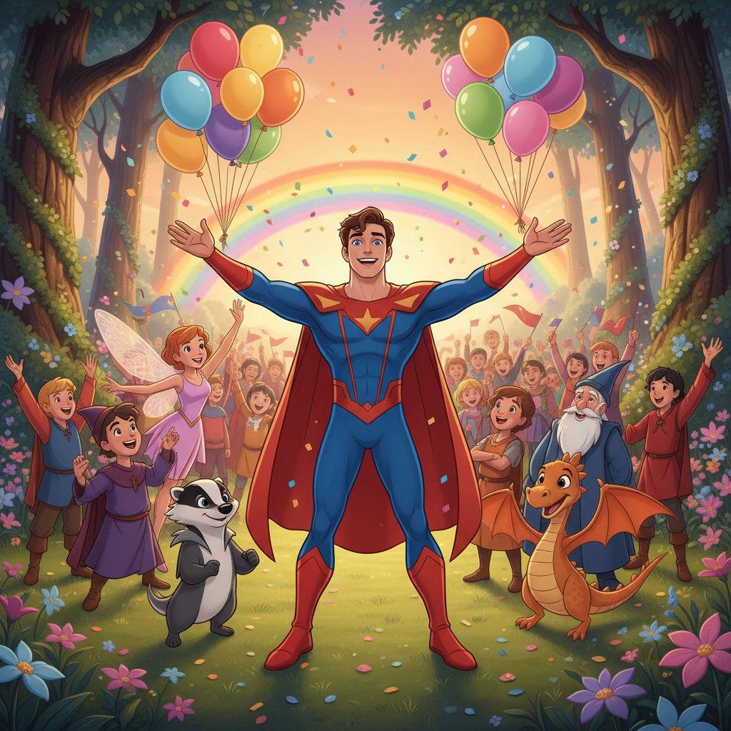 Desde ese día, Gael se convirtió en el protector sanador de su aldea y de los bosques circundantes.