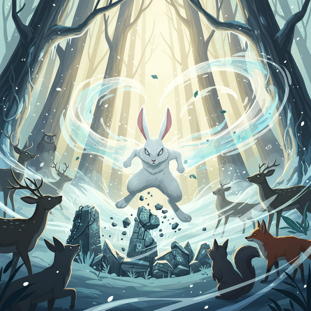 Conmovida por el lamento del espíritu del agua, Koli regresó al bosque con una nueva misión. Sabía q