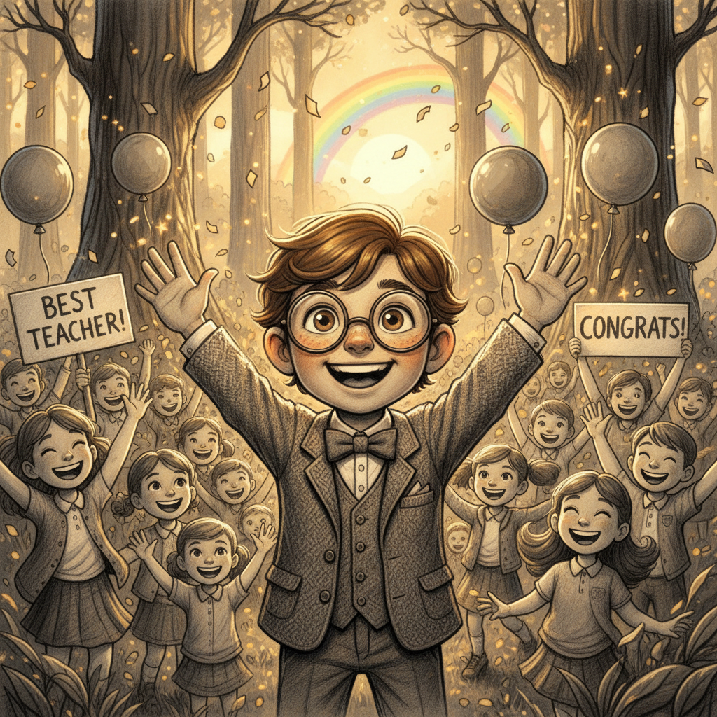 Una vez que los leñadores se fueron, Leo suspiró de alivio y se giró hacia Aurora. La mariposa mágic