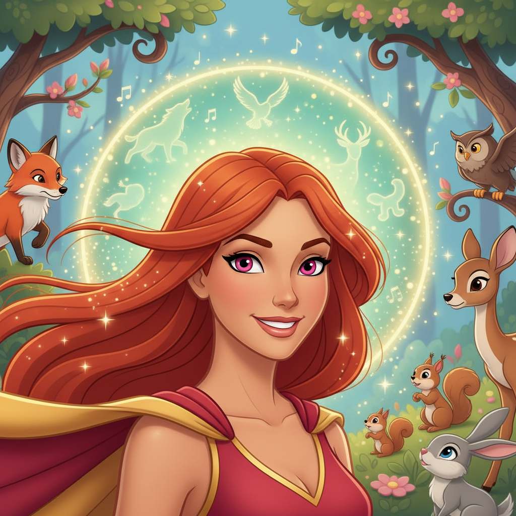 En el corazón de una ciudad bulliciosa vivía Marg, una superheroína muy especial. Su cabello, del co