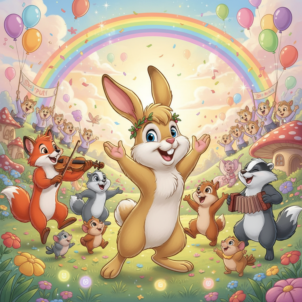 Cuando la tormenta amainó y el sol volvió a brillar tímidamente entre las nubes, el prado recuperó l