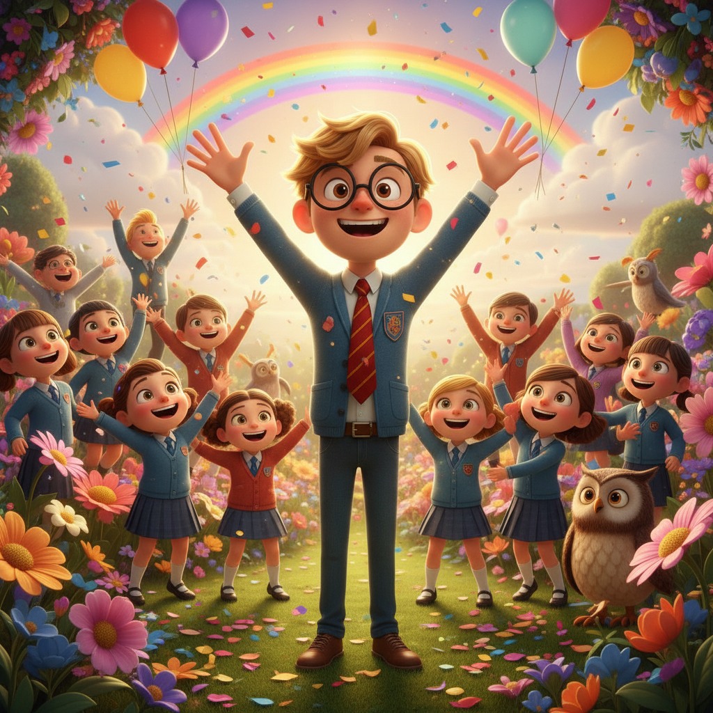 Con la ayuda de una ardilla parlanchina y la sabiduría de un viejo búho, Martín ideó un plan. La ard