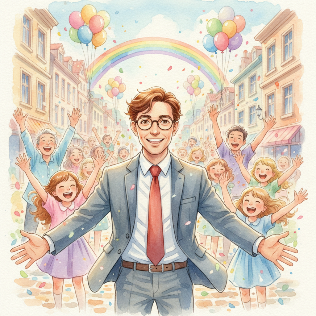 De regreso en su escuela, Diego contó a sus alumnos la historia de cómo un viejo parque y una campan