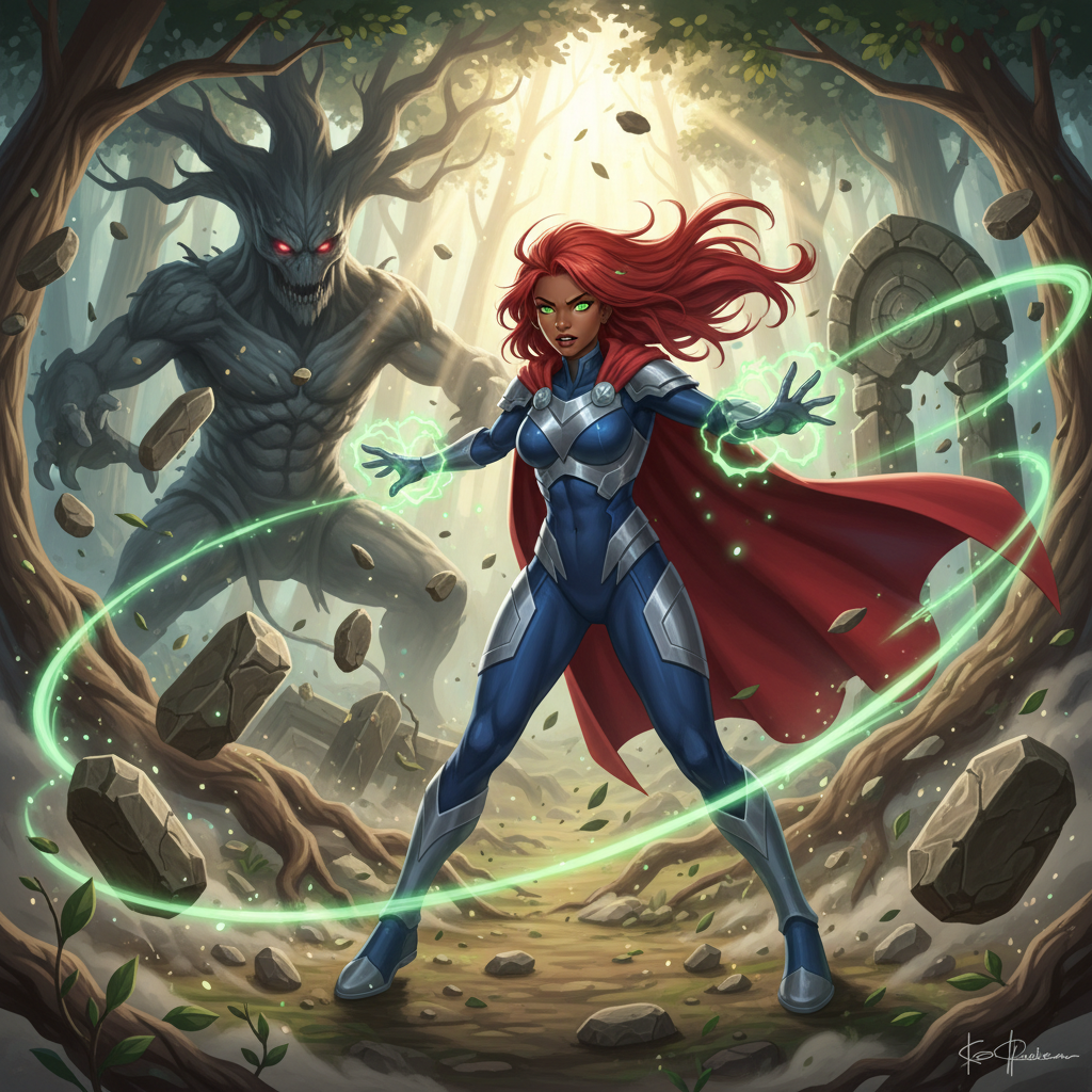 Un día, una sombra siniestra y gélida comenzó a extenderse por el Bosque Luminoso, robando la luz de