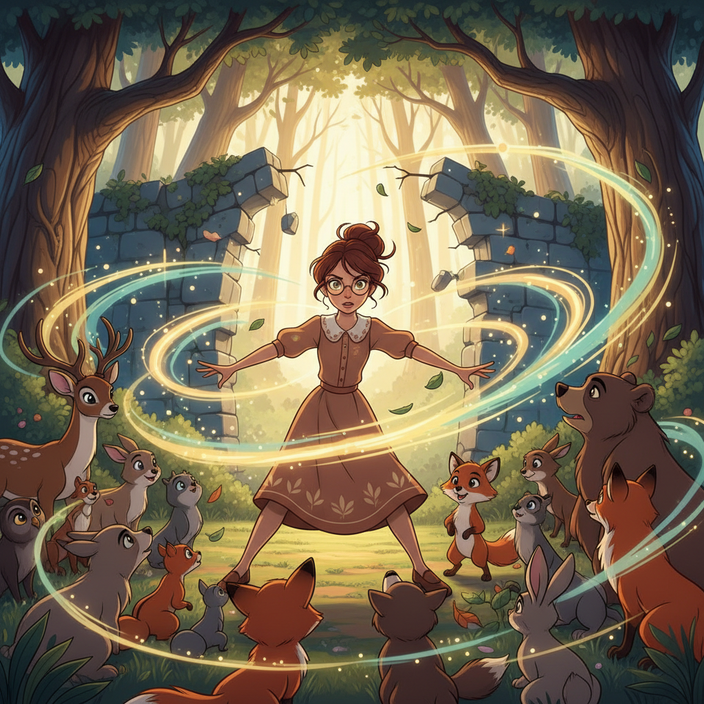 A partir de ese día, la vida de Luisa dio un giro maravilloso. Pasaba horas en el bosque, conversand