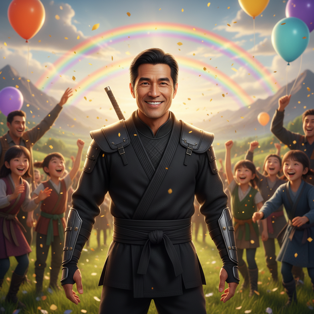 Desde aquel día, Bartolito se convirtió en el protector de Sombra Serena. Continuó entrenando, perfe