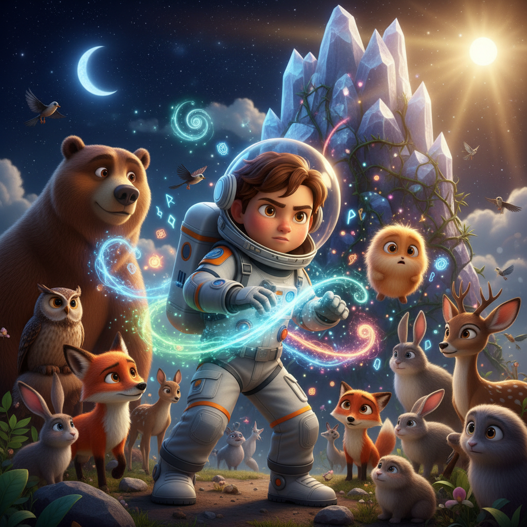 Al llegar al Cinturón de Asteroides Amistosos, Aziel notó algo extraño. Los asteroides, que normalme