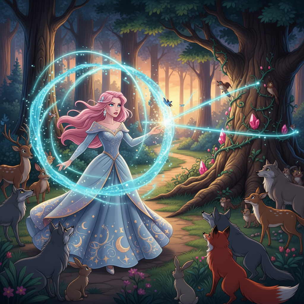 Guiada por el zorro, Amelia y su creciente ejército de animales se dirigieron hacia la madriguera co