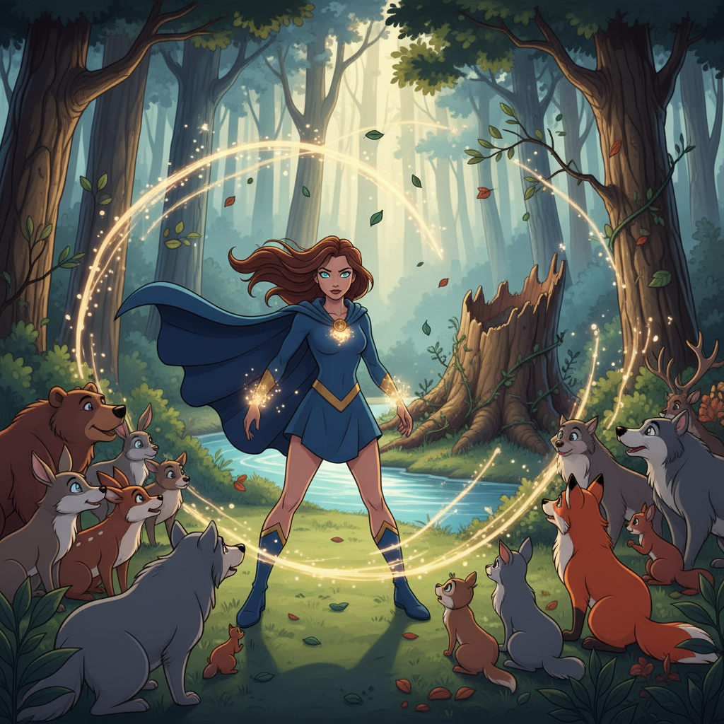 La preocupación de Vocales se encendió. El Bosque Murmurante era el hogar de innumerables criaturas 