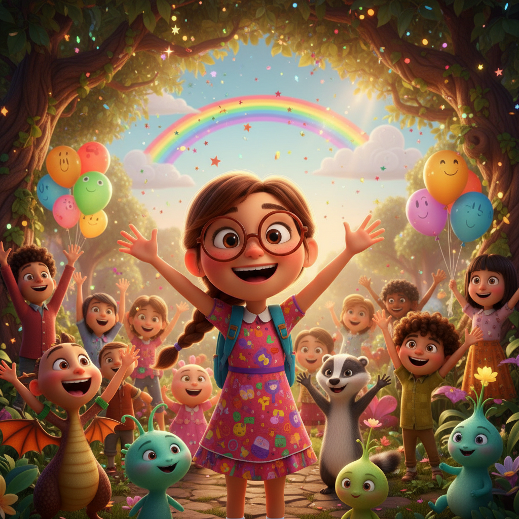 Desde ese día, Elisa se convirtió en la guardiana del jardín y de todas las criaturas que lo necesit