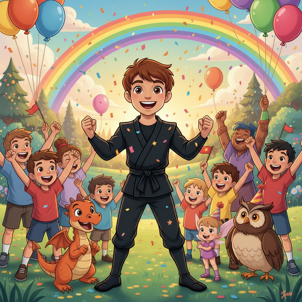 Desde aquel día, la aldea cambió. Natale siguió siendo el ninja más veloz, pero su velocidad ya no e