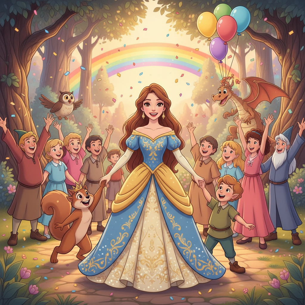 El regreso al corazón del bosque fue una celebración. A medida que el agua revitalizada fluía, los á