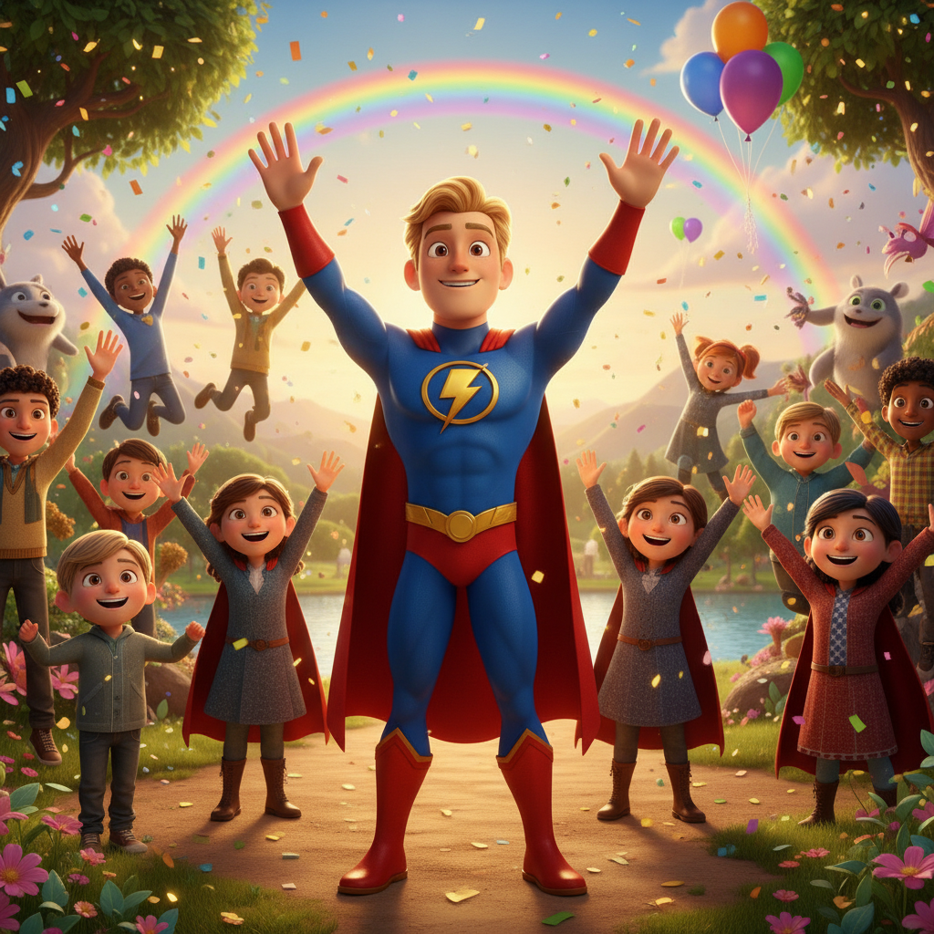 Con un impulso decidido, Matías se lanzó hacia el árbol. Sus pequeñas piernas dejaron el suelo y asc