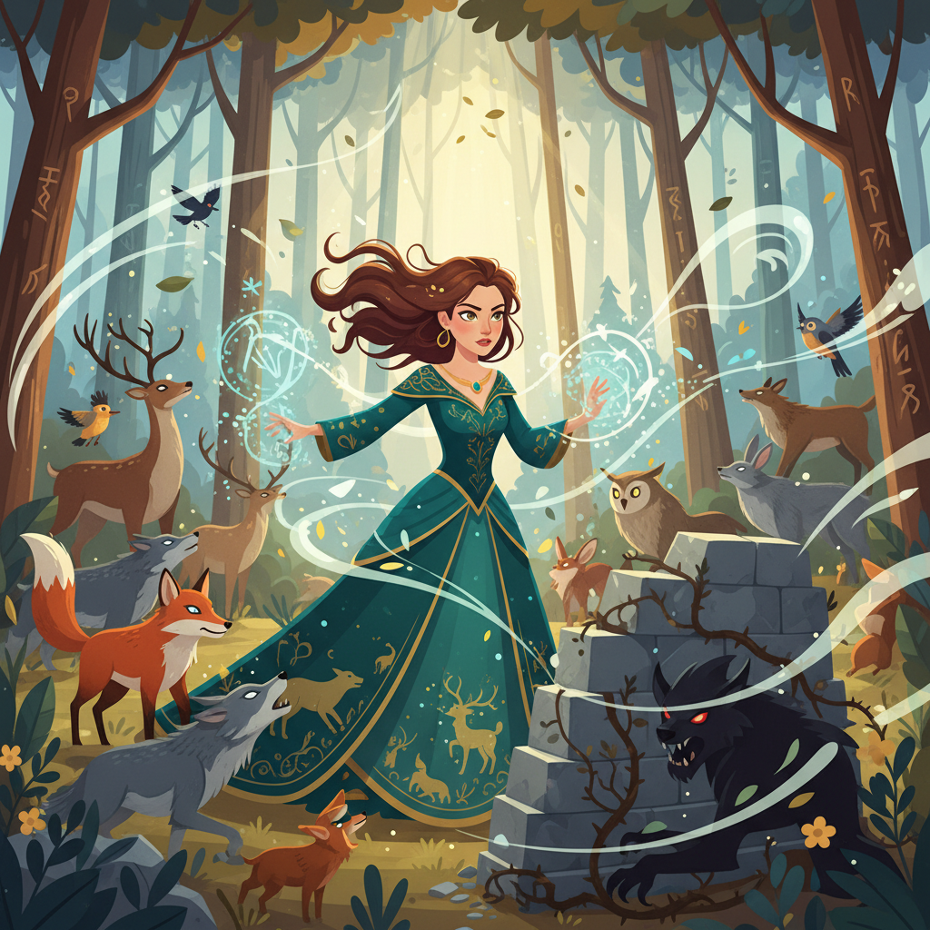 Finalmente, llegaron a la entrada de una cueva imponente, envuelta en niebla. Un aura de misterio y