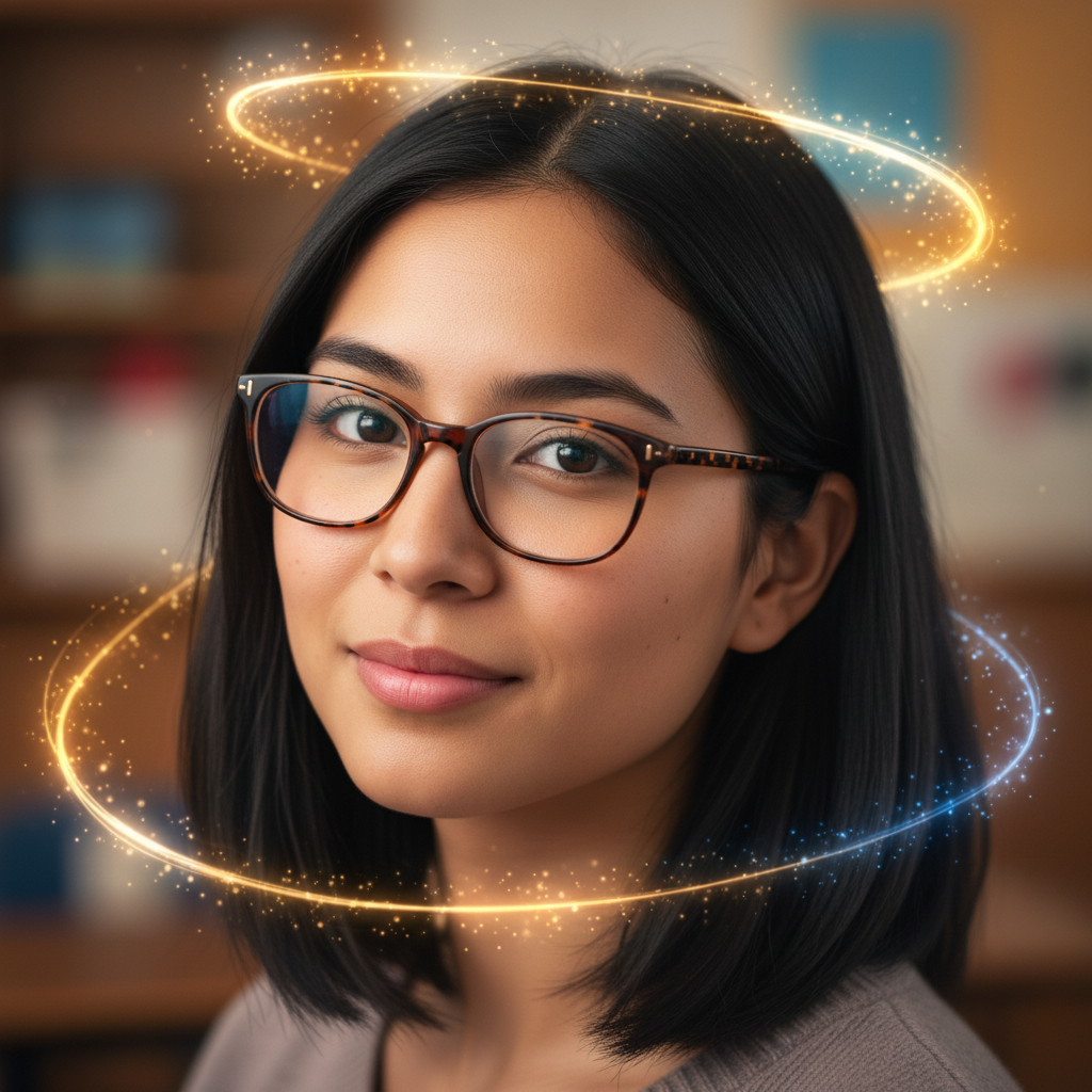 En un pequeño pueblo rodeado de colinas verdes vivía una niña llamada Lucía. Lucía no era una niña c