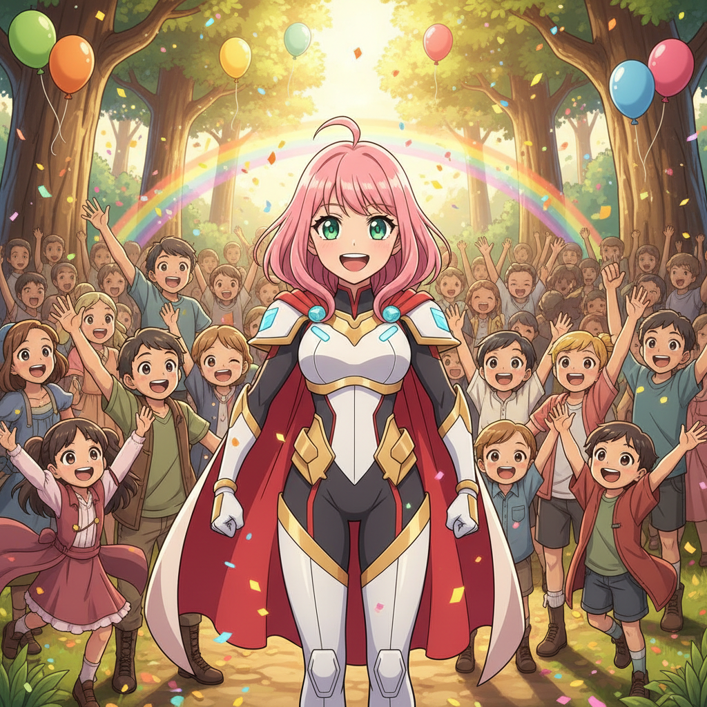 Al regresar con Eri, el pequeño erizo estaba impresionado por la velocidad de su amiga. "¡Wow, Ainoh