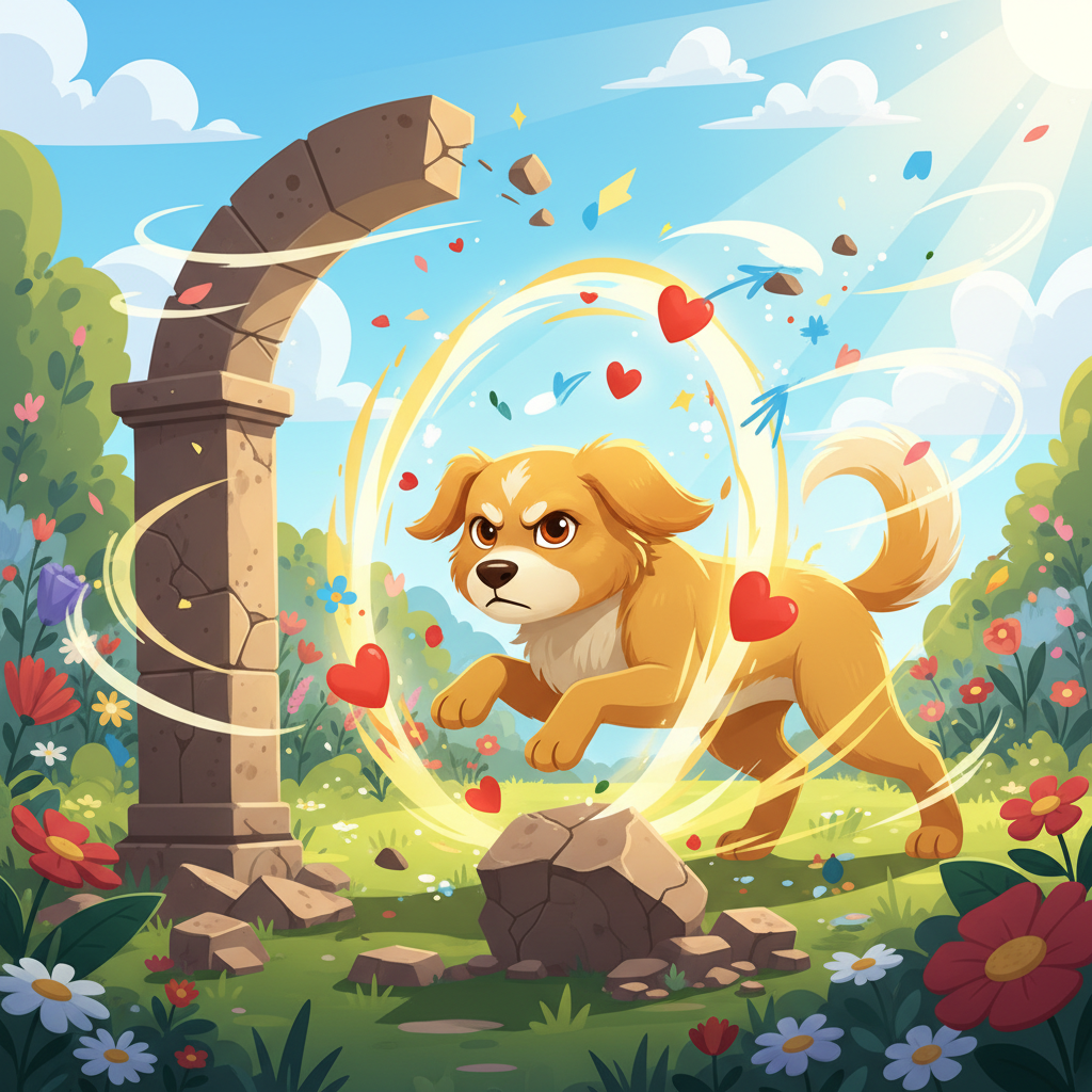 Para su asombro, el pequeño brote comenzó a vibrar sutilmente. Las hojas secas se volvieron más verd