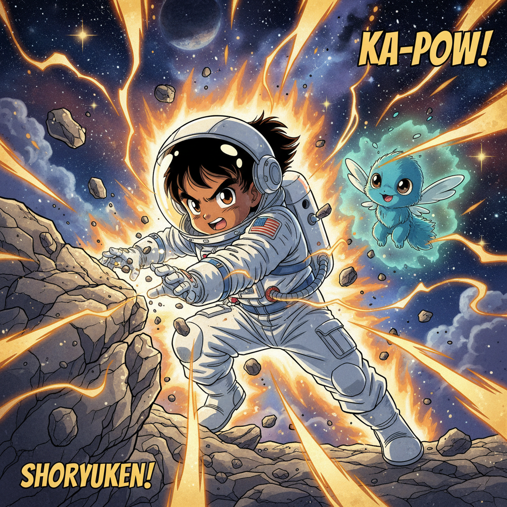 La estrella fugaz, que ahora se veía como un cometa de fuego, se acercaba a una velocidad alarmante.