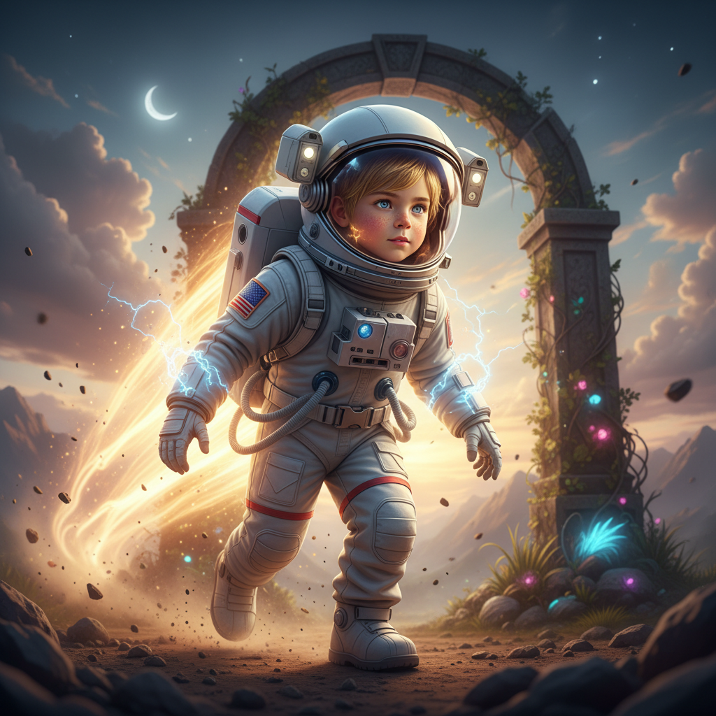 Con una velocidad que desafiaba las leyes de la física, Max Luna comenzó su misión. Corrió en círcul