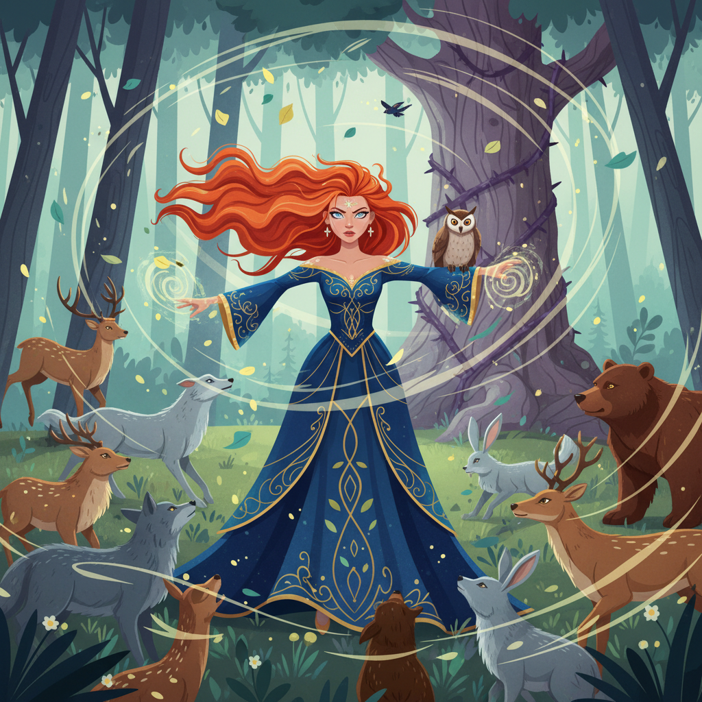 Un día, una gran tristeza se apoderó del reino. Las flores, normalmente vibrantes y perfumadas, come